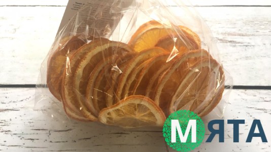 Апельсиновые чипсы, 50 грамм