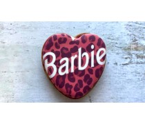 Пряник сердце, Барби принт