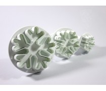 Плунжеры для мастики Снежинки 2. 3 штуки