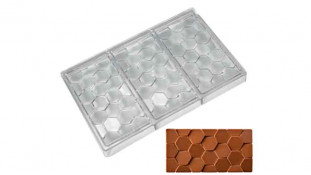 Поликарбонатная форма Плитка соты, 3 шт