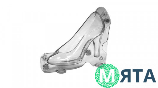 Поликарбонатная форма для шоколада Туфелька 3d, Большая