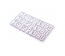 Поликарбонатная форма для конфет Цифры