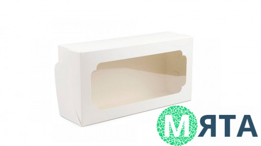 Коробка для рулета, Белая 15х30х9 см
