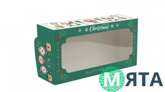 Коробка для рулета Новогодние олени