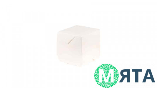 Бокс для бенто 12х12х12 см, Белая