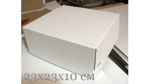 Коробка для торта и хендмэйда 23х23х10 см