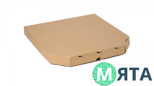 Коробка для пиццы 30х30х3, Бурая