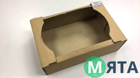 Коробка-лоток для кондитерских изделий 38х28х9 см