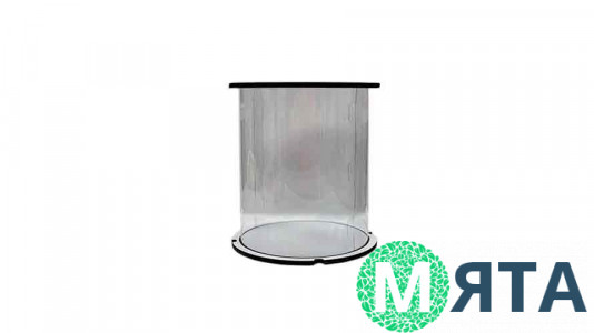 Прозрачная коробка тубус 15х18 см