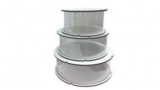 Коробка-тубус для торта, высота 10 см