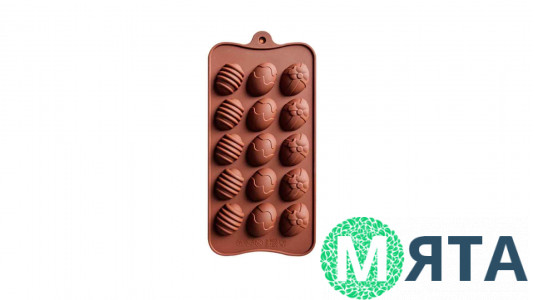 Силиконовая форма для конфет Пасхальные яйца