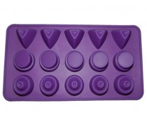 Силиконовая форма ассорти для Конфет малое. 15 конфет
