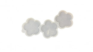 Силиконовый молд для леденцов Цветы, 3шт