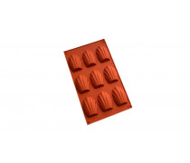 Силиконовая форма для печенья Ракушка, 9 шт