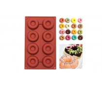 Силиконовая форма для пончиков, 8 шт