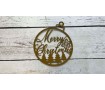 Топпер "Merry Christmas" №1, картон Топпер "Merry Christmas" №1, картон