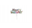 Мини-Топпер Happy Birthday №26, пластик