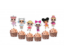 Мини-Топперы Куклы Лол, картон