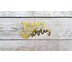 Топпер "Happy Birthday" №27, картон