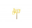 Топпер Happy Birthday №30, полистирол