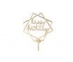 Топпер "Happy Birthday" 3, дерево Топпер "Happy Birthday" 3, дерево