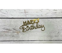 Топпер "Happy Birthday" №19, картон