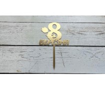 Топпер "З 8 Березня" №6, картон