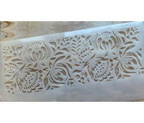 Трафарет Петриковская роспись №1, 29х12 см