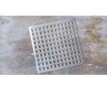 Трафарет для посыпки Зайцы, 12х12 см