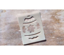 Трафарет Яйцо №2, 9,5х12,5 см