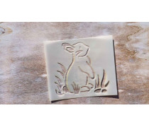 Трафарет Пасхальный кролик, 11х12,5 см