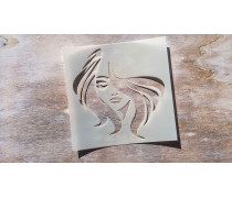 Трафарет Девушка №2, 12 см