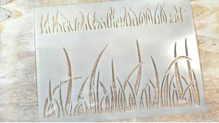 Трафарет Трава, 20х15 см Трафарет Трава, 20х15 см