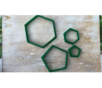 Набор вырубок Футбольный мяч, 4 шт