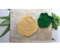 Вырубка + штамп Кот №1