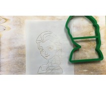 Вырубка + трафарет Эльза