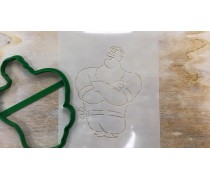 Вырубка + трафарет Козак №1