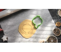 Вырубка Ёлочная игрушка №2